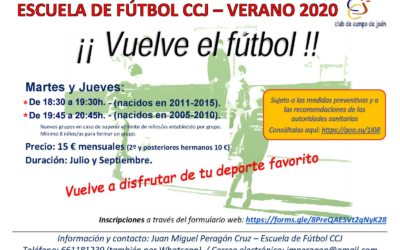 Escuela de Fútbol verano 2020 (Septiembre)