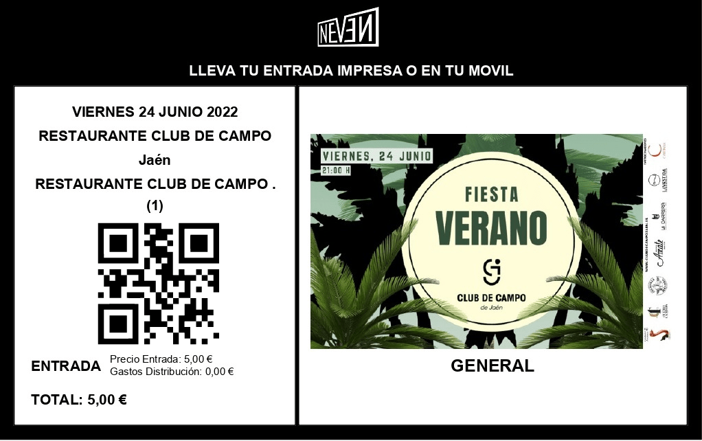 Invitaciones para el acceso de No Socios a la Fiesta del Verano